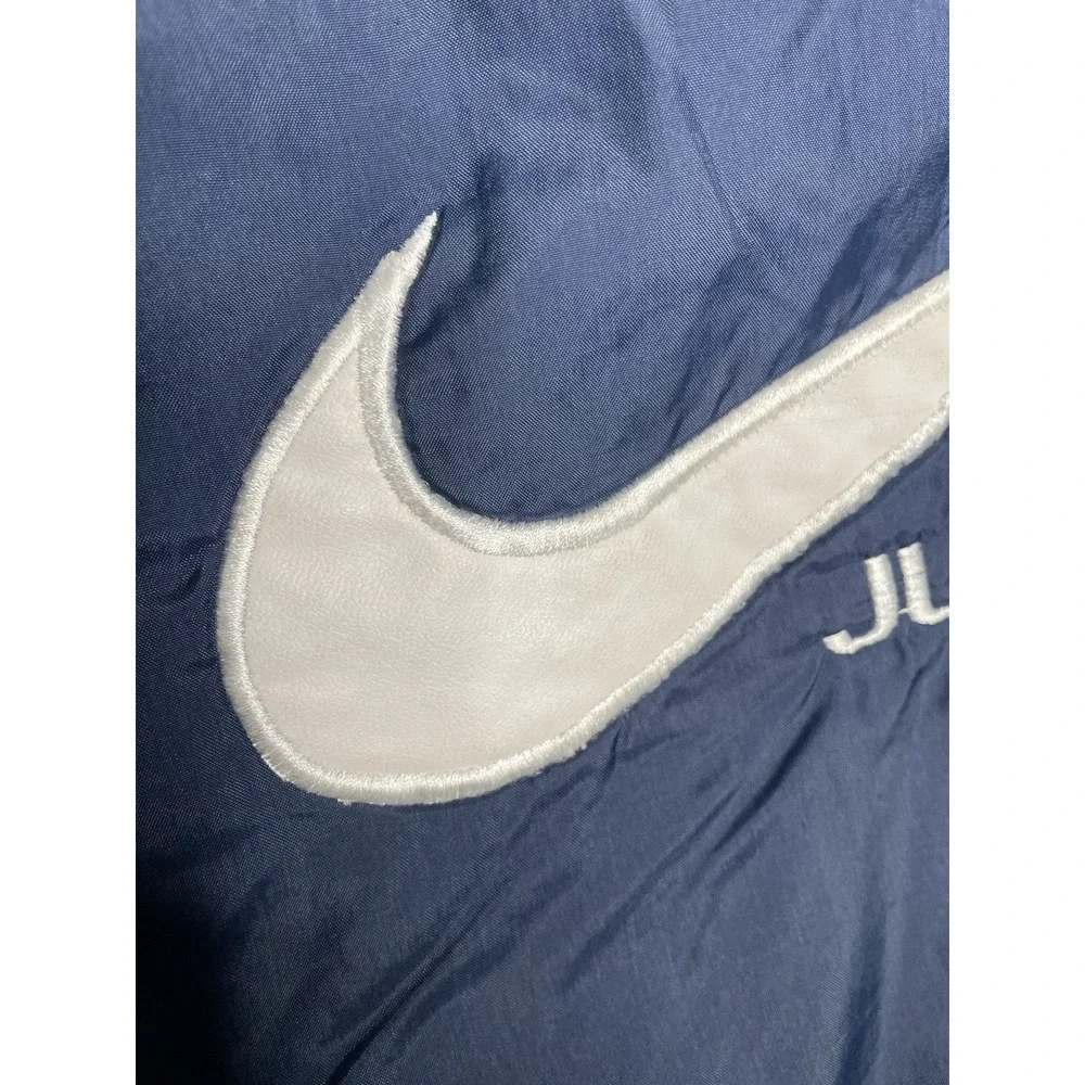 RARE Vintage 90s Nike Just Do It Jacket Mens XL Blue Full Zip Lining Made In USA